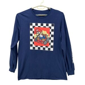 Super Mario Shirt Blue Large